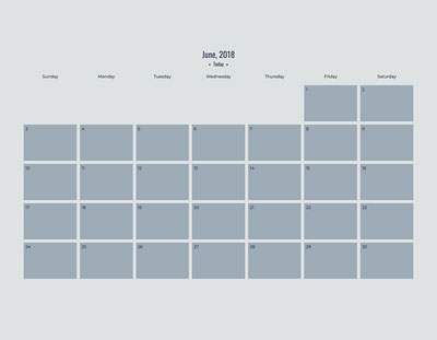 Interactive JavaScript Calendar